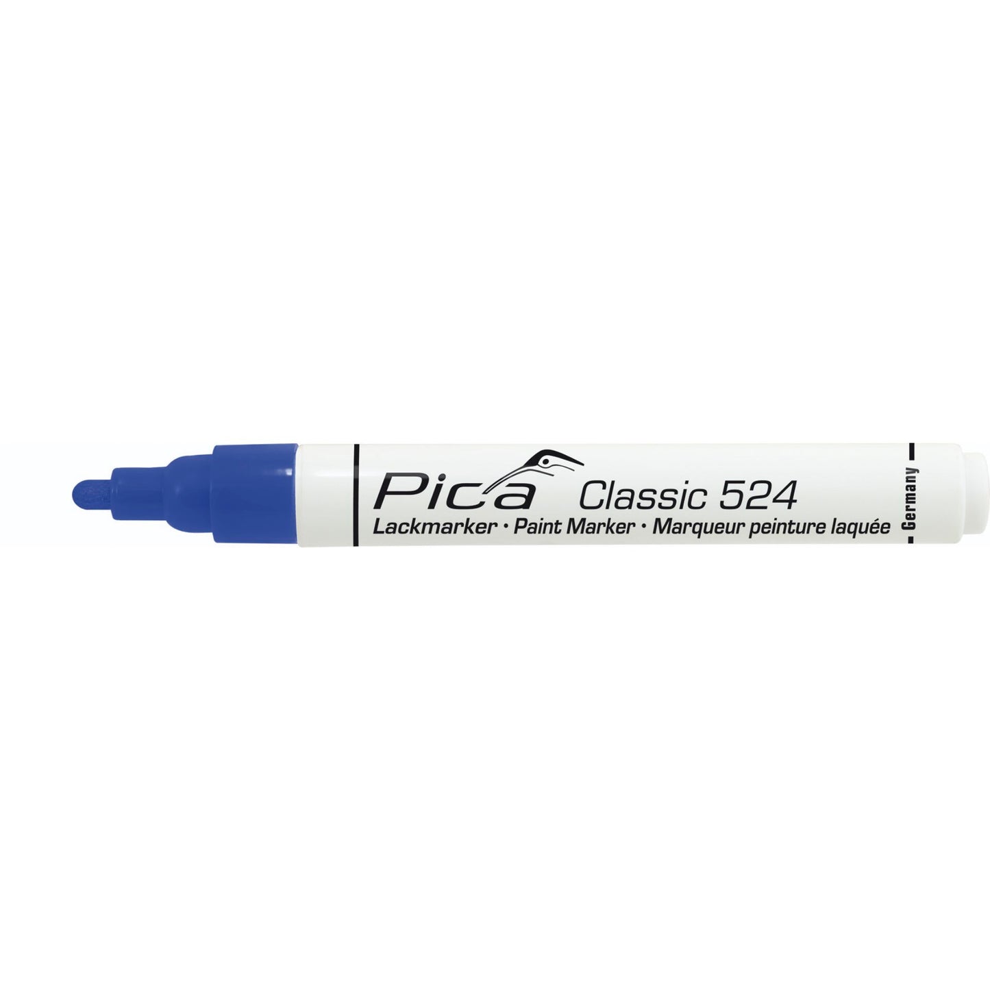 Pica Classic Industrial Paint Marker, 2-4mm bullet tip, blue
