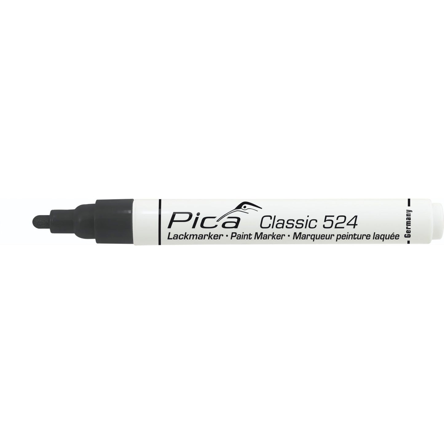 Pica Classic Industrial Paint Marker, 2-4mm bullet tip, black