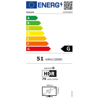 Philips Evnia 42M2N8900 white