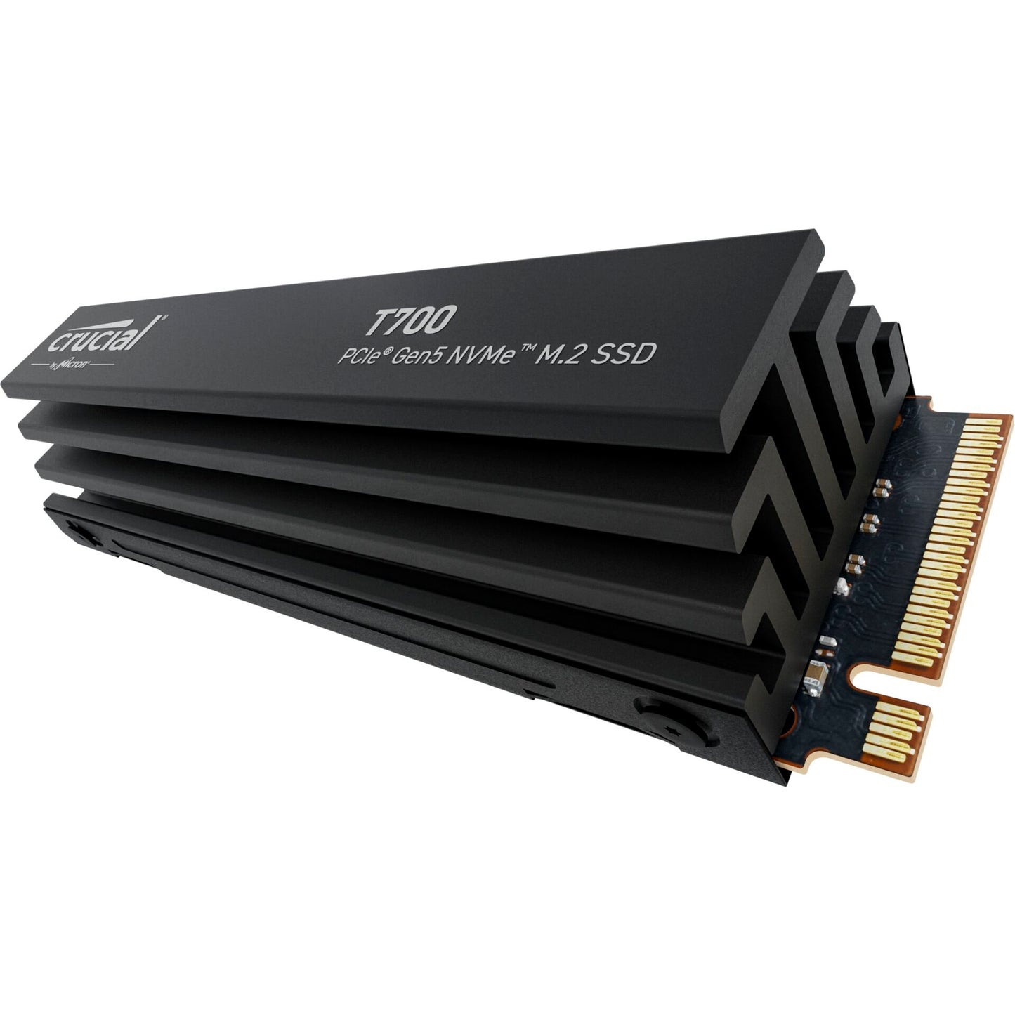 Crucial T700 with heatsink   1TB PCIe Gen5 NVMe M.2 SSD