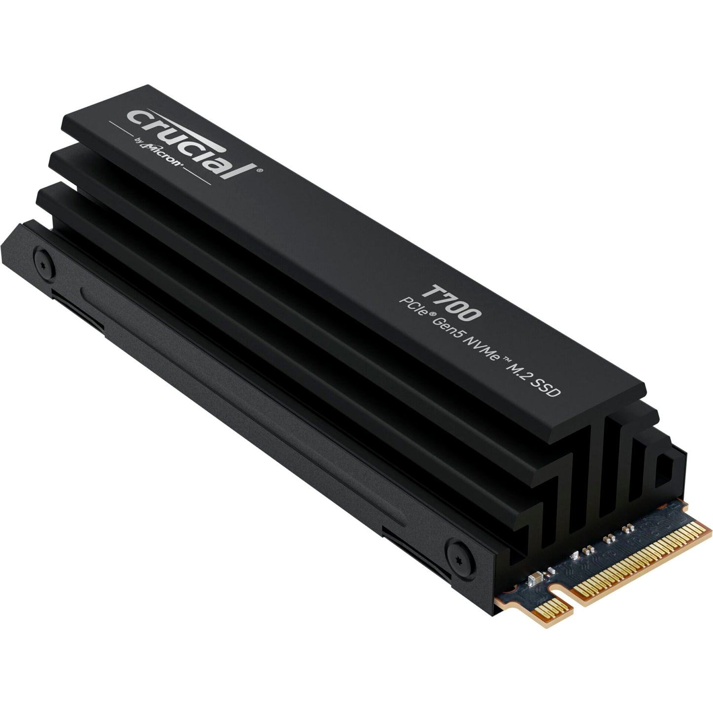 Crucial T700 with heatsink   2TB PCIe Gen5 NVMe M.2 SSD