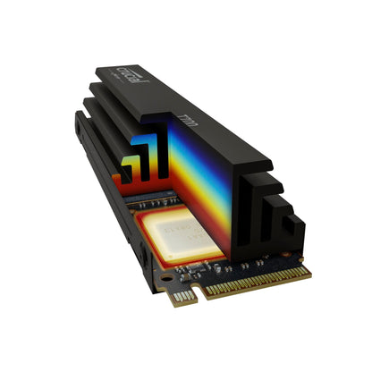 Crucial T700 with heatsink   2TB PCIe Gen5 NVMe M.2 SSD