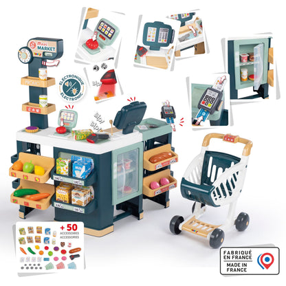 Smoby Maxi Supermarket with Shopping Trolley