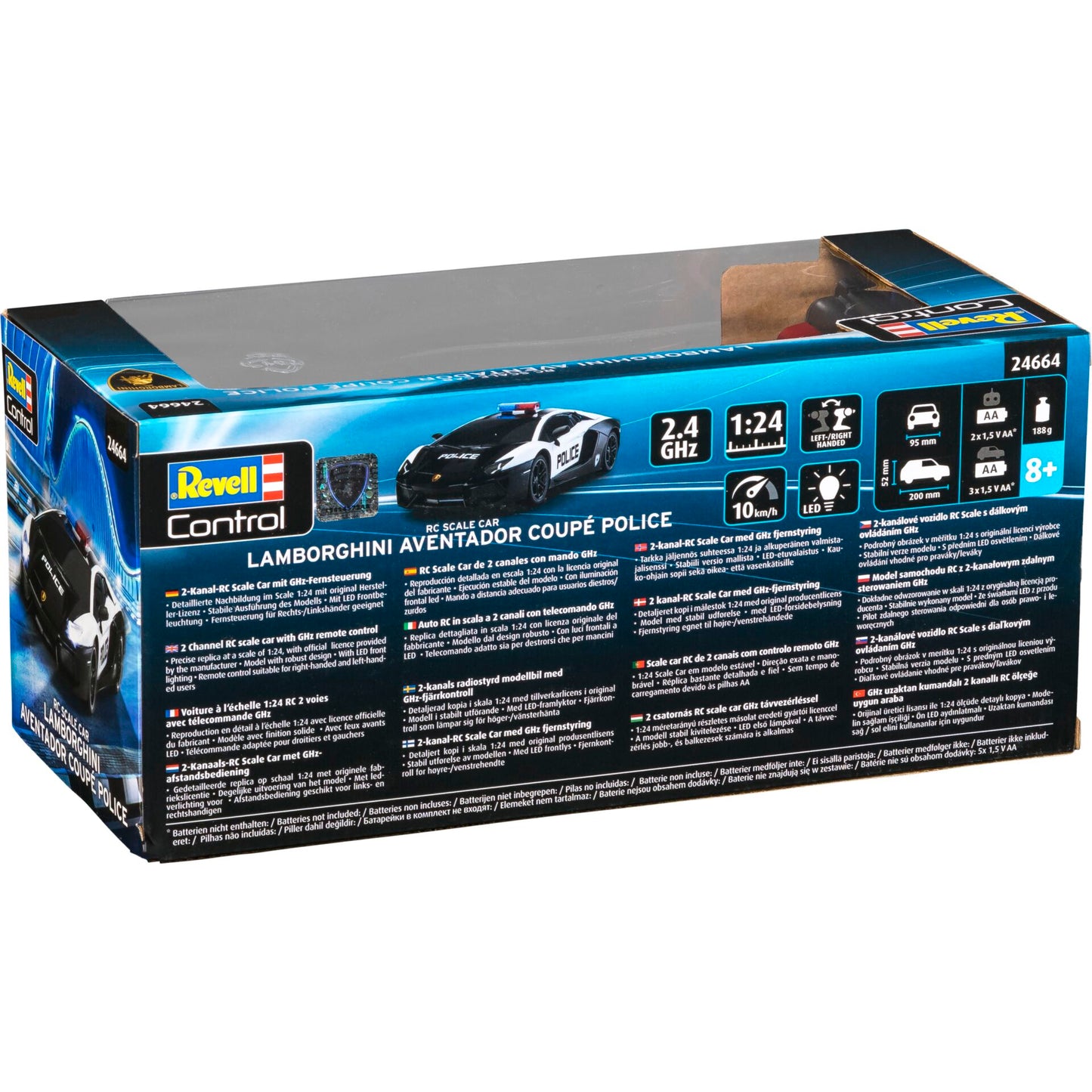 Revell RC Scale Car Lamborghini Aventador Police