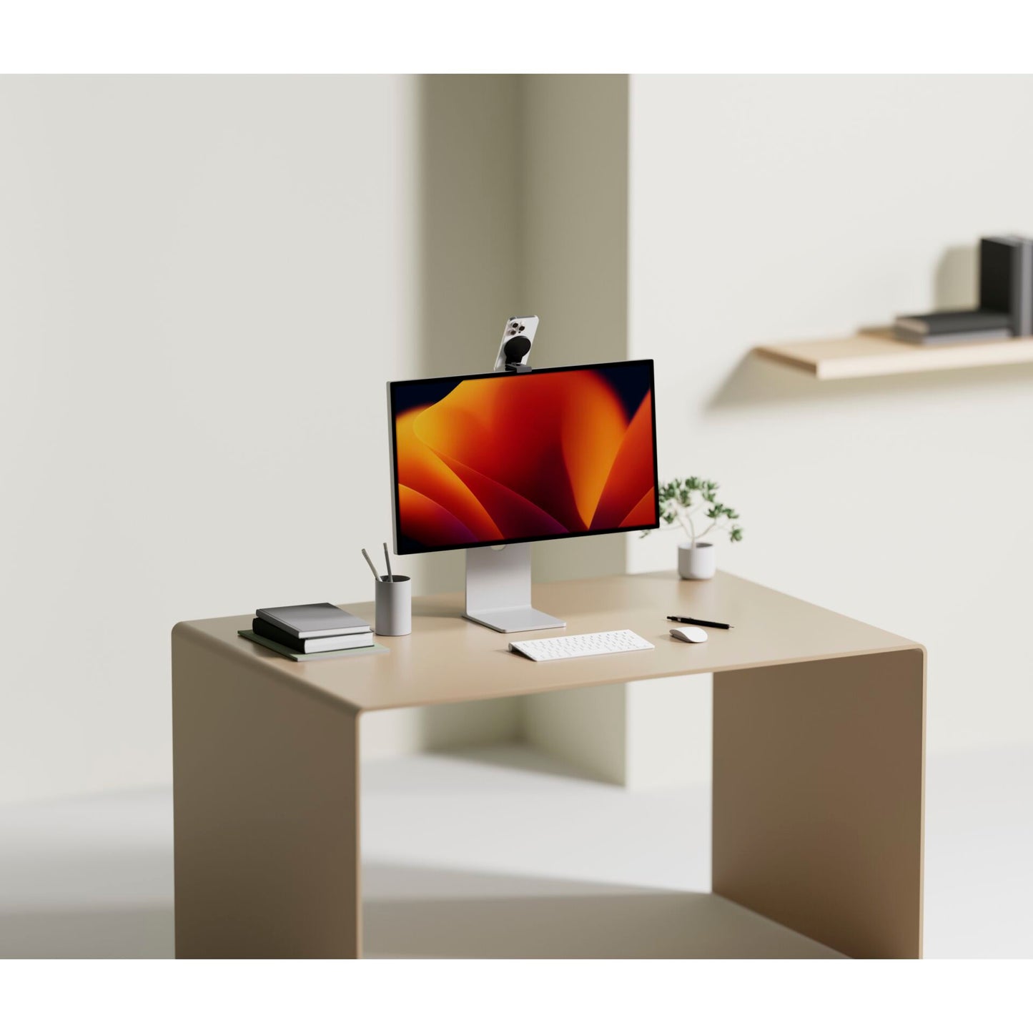 Belkin iPhone Holder w. MagSafe Mac-Desk./Monitors    MMA007BTGY