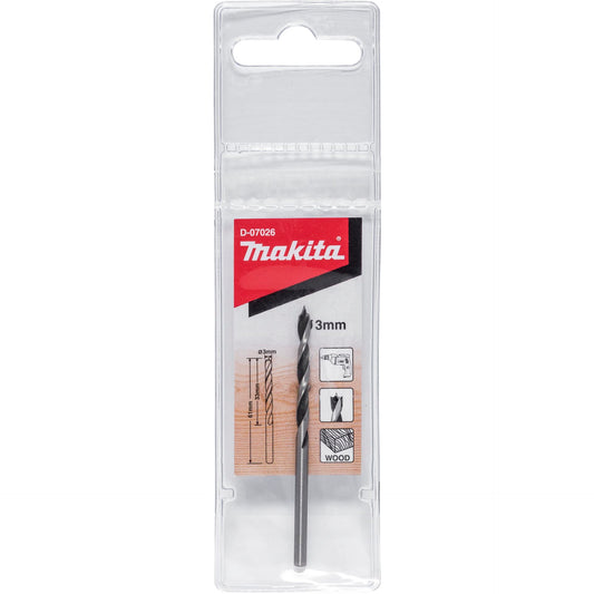 Makita D-07026 Wood Drill 3x60mm