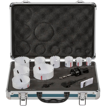 Makita D-47282 BIM Hole Saw Set 12 pieces