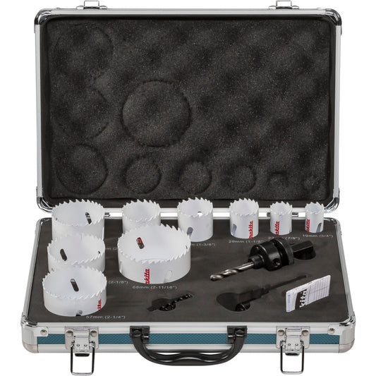 Makita D-47282 BIM Hole Saw Set 12 pieces