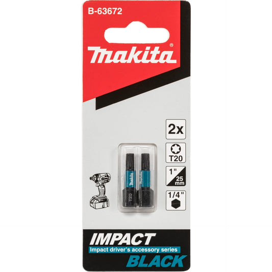Makita B-63672 Bit T20x25mm 2pcs.