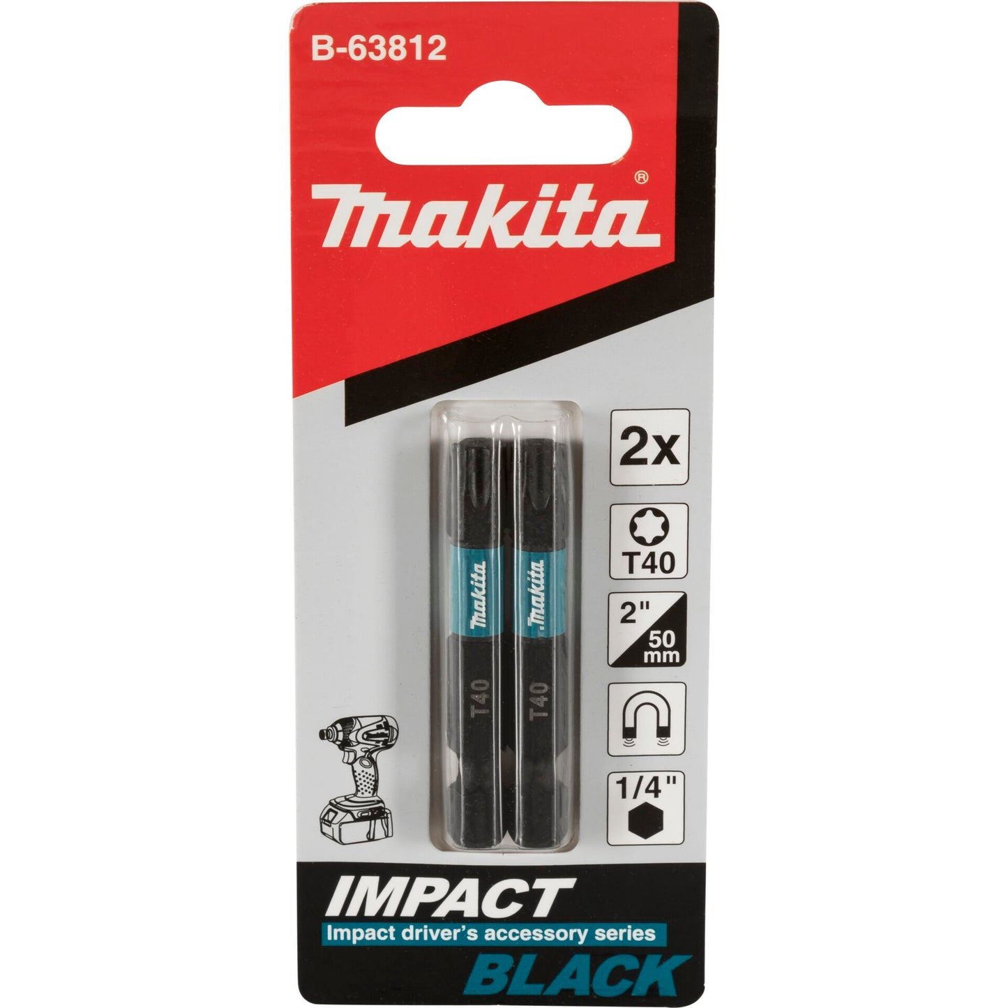 Makita B-63812 Bit T40x50mm 2pcs.