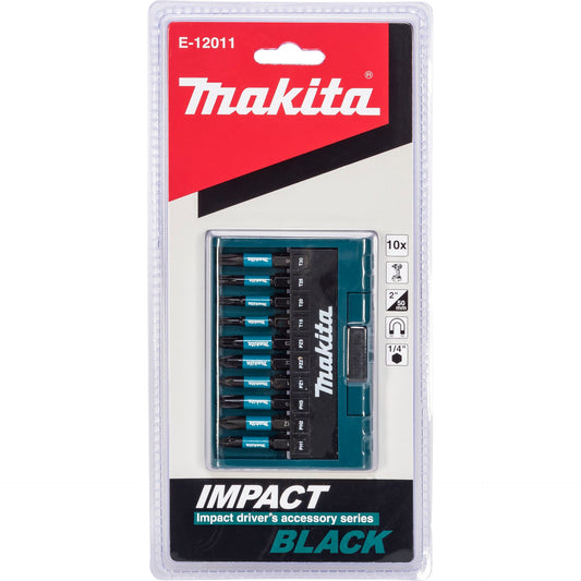 Makita E-12011 Impact Black Bit Set 10 pcs