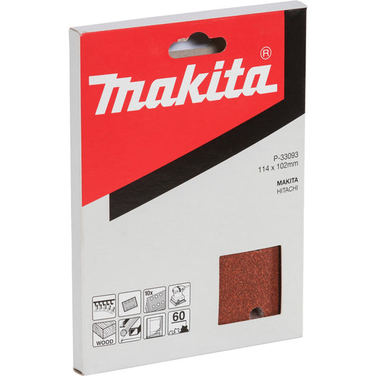 Makita P-33093 Sandpaper  102x114 K60