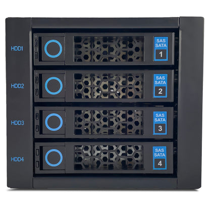 FANTEC WR-NVMeU.2-C3141  Back- plane f. 4x 3,5/2,5 NVMe/SSD/HDD