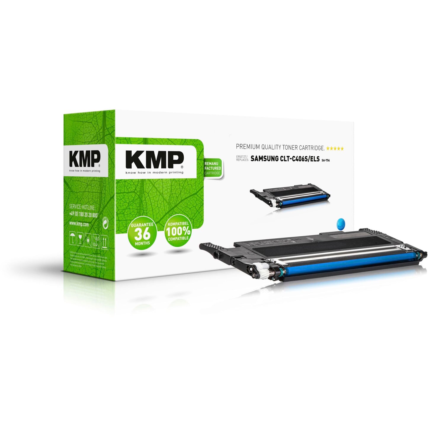KMP SA-T54 Toner cyan compatible to Samsung CLT-C406S