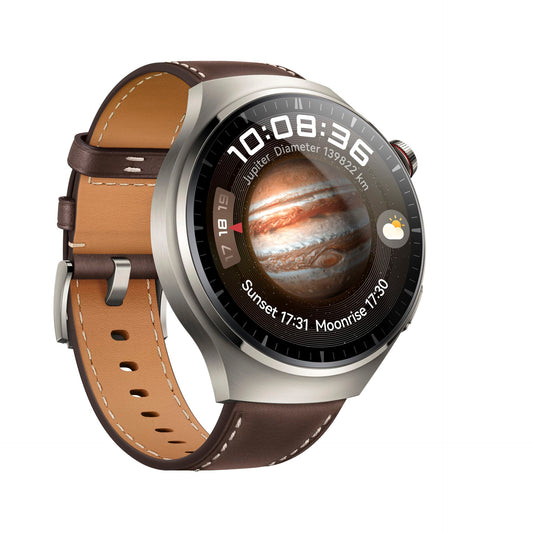 HUAWEI Watch 4 Pro Classic Dark Brown Leather