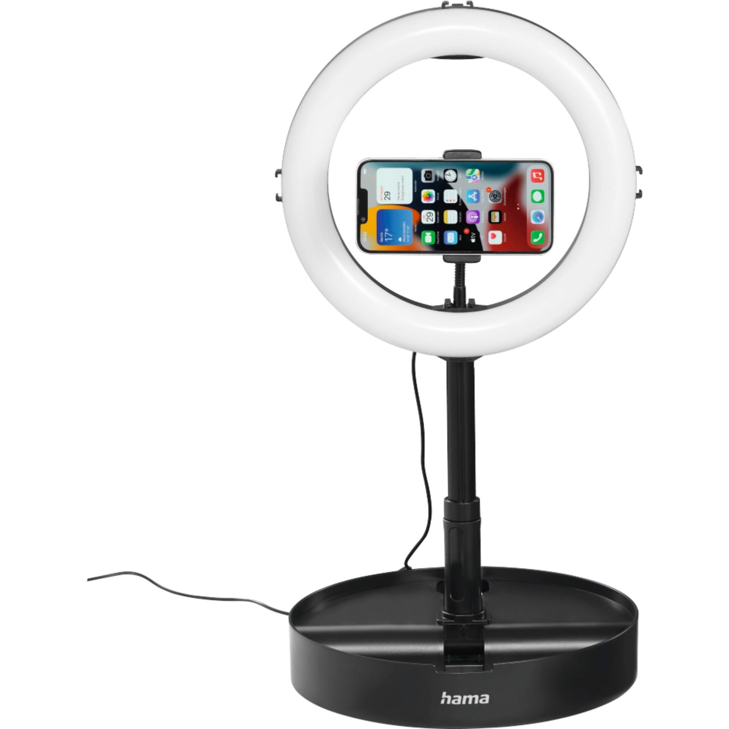 Hama SpotLight FoldUp 102 II LED Ringlight for Smartphone