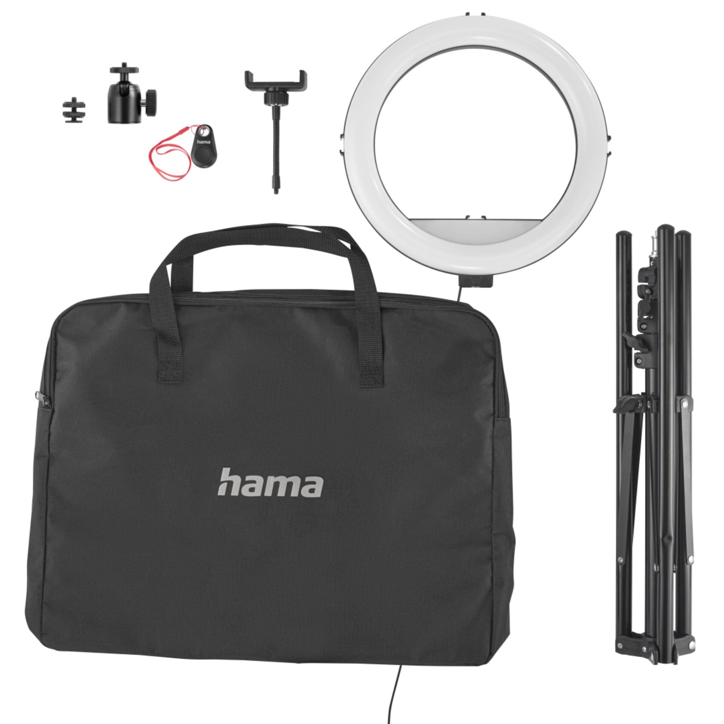 Hama SpotLight Steady 120 II LED Ringlight for Smartphone