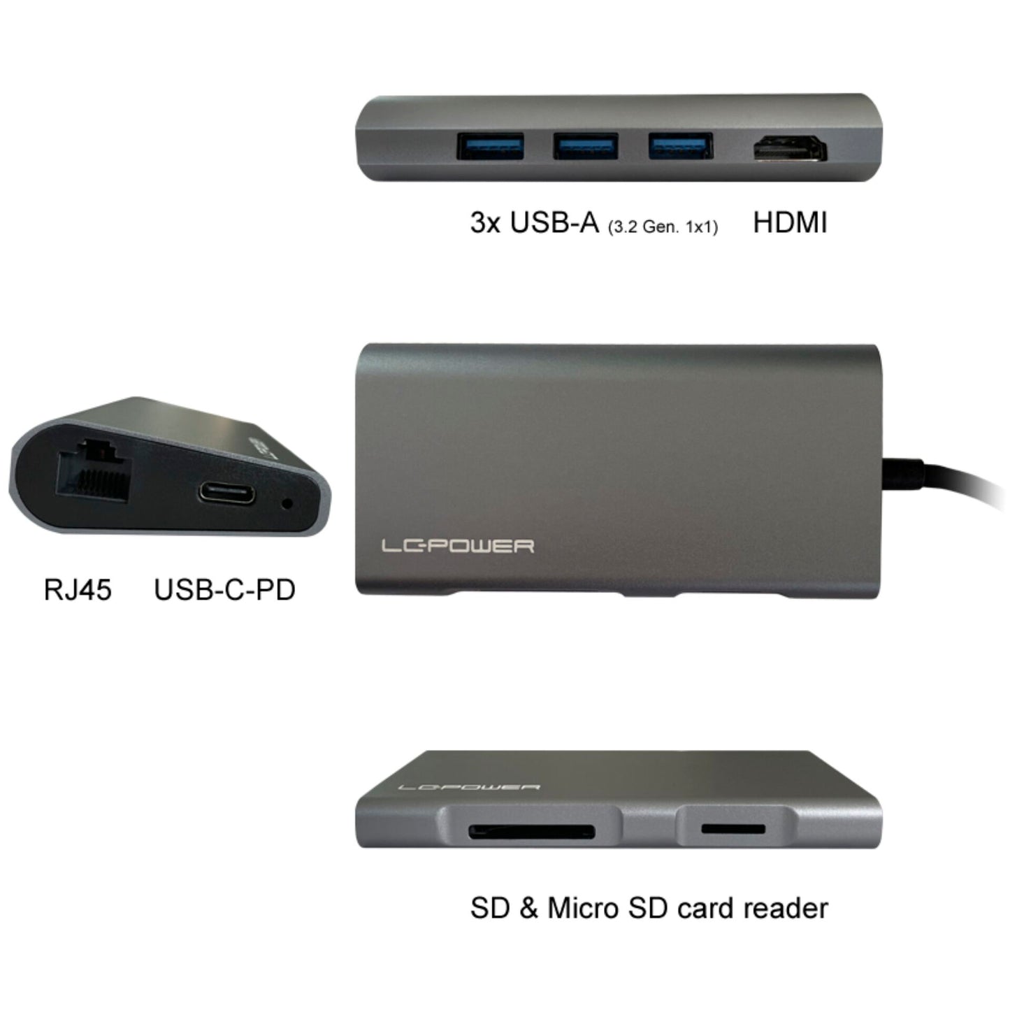LC-Power LC-HUB-C-MULTI-5