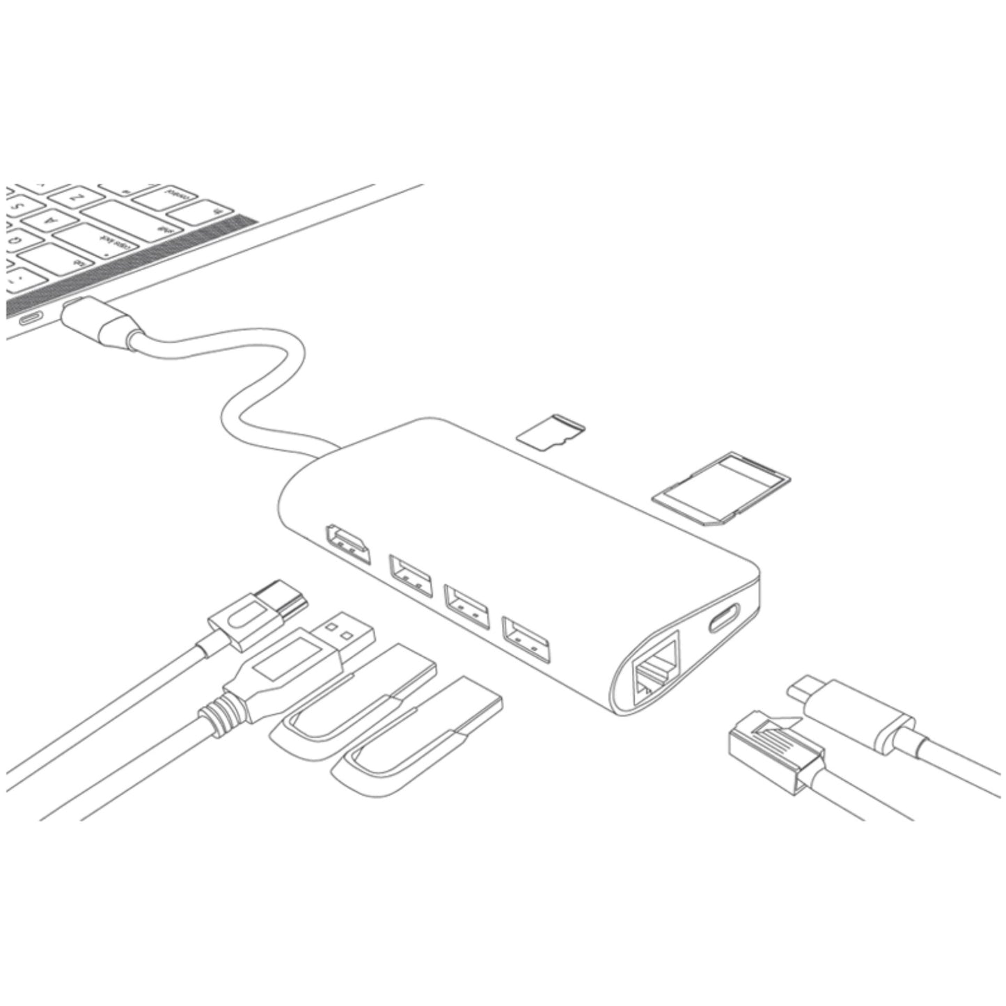 LC-Power LC-HUB-C-MULTI-5