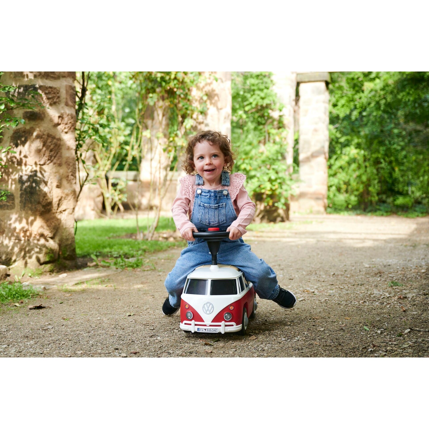 BIG Bobby Car Baby VW T1 red