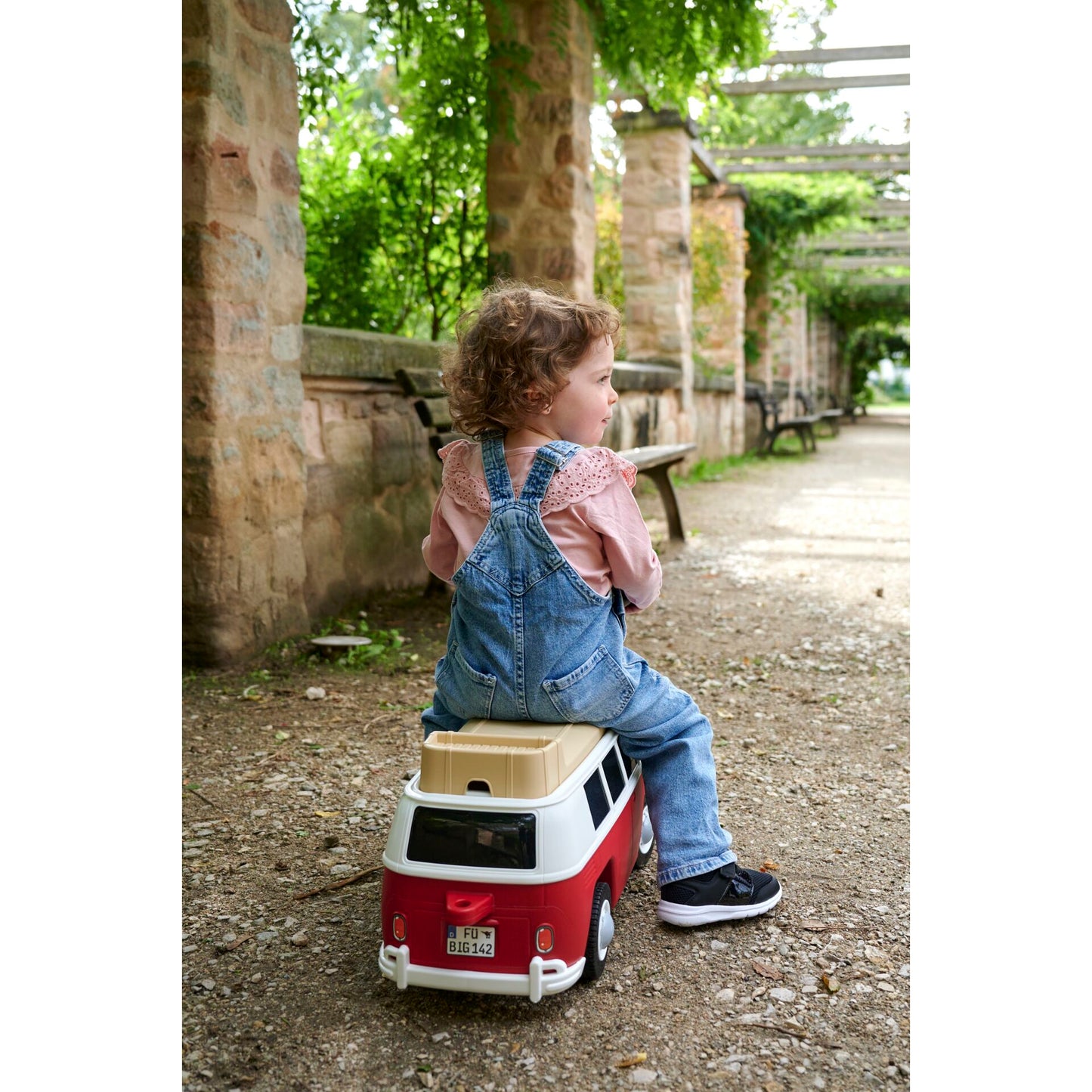 BIG Bobby Car Baby VW T1 red