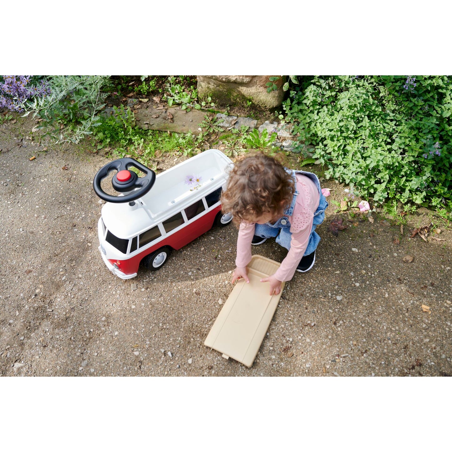 BIG Bobby Car Baby VW T1 red