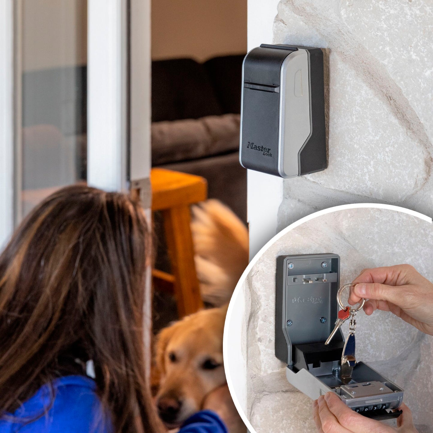 Master Lock Key Box with Wall Mount  5481EURD