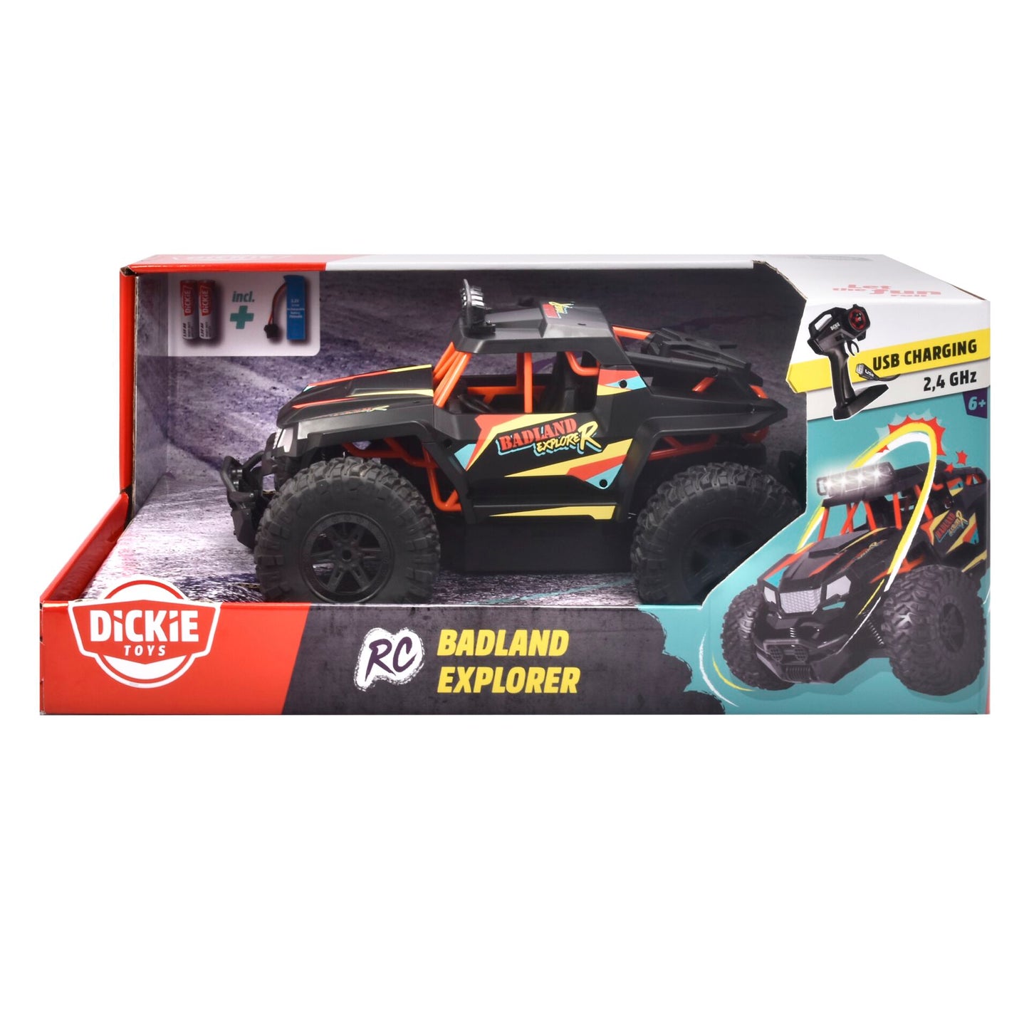Dickie RC Badland Explorer RTR 2,4 GHz, 1:14          201107005