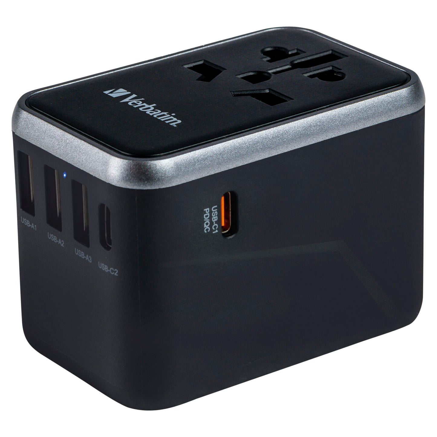 Verbatim Uni.Travel Adapt.UTA-04 USB-C 61W 2xUSB-C 3xUSB-A  49546