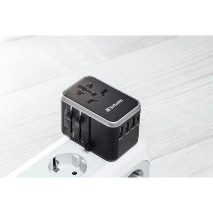 Verbatim Uni.Travel Adapt.UTA-04 USB-C 61W 2xUSB-C 3xUSB-A  49546