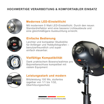 walimex pro Newcomer 100 II Set Single