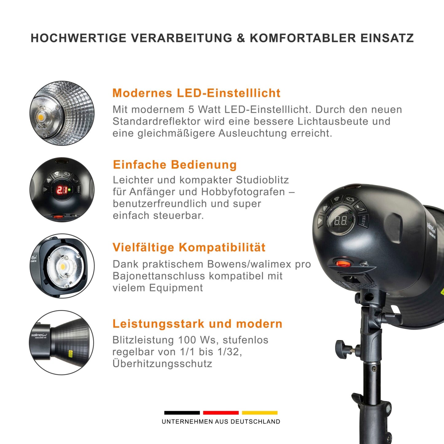 walimex pro Newcomer 100 II Set Double