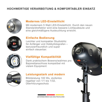 walimex pro Newcomer 100 II Set Double