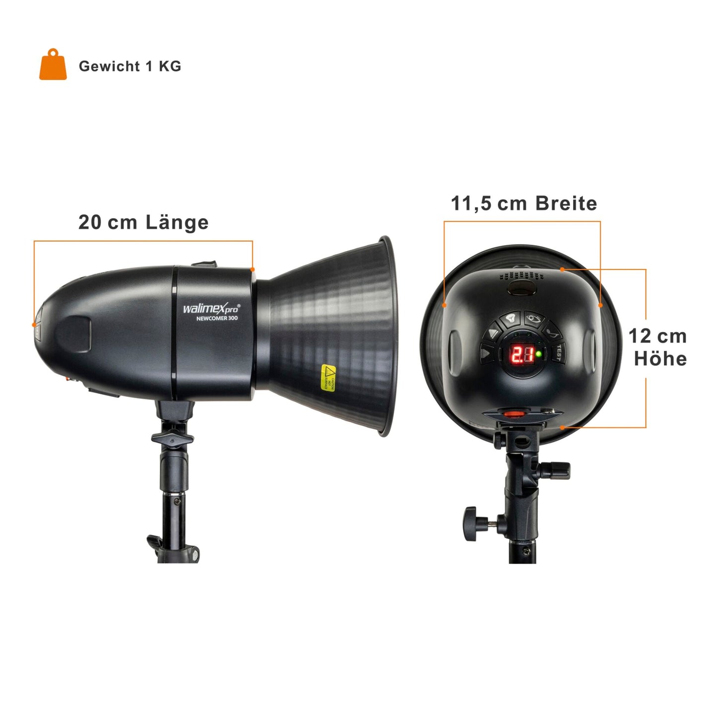 walimex pro Newcomer 300 II Set Single