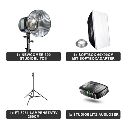 walimex pro Newcomer 300 II Set Single