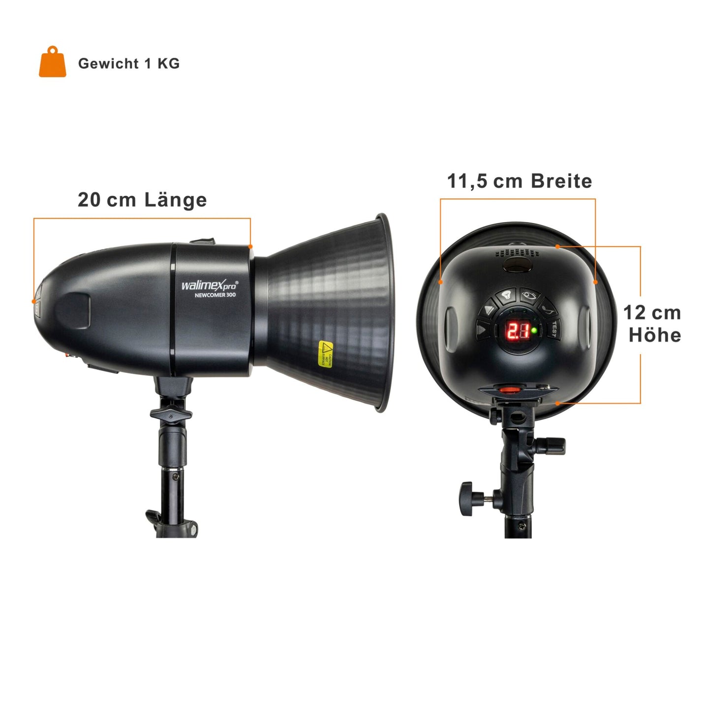 walimex pro Newcomer 300 II Set Double