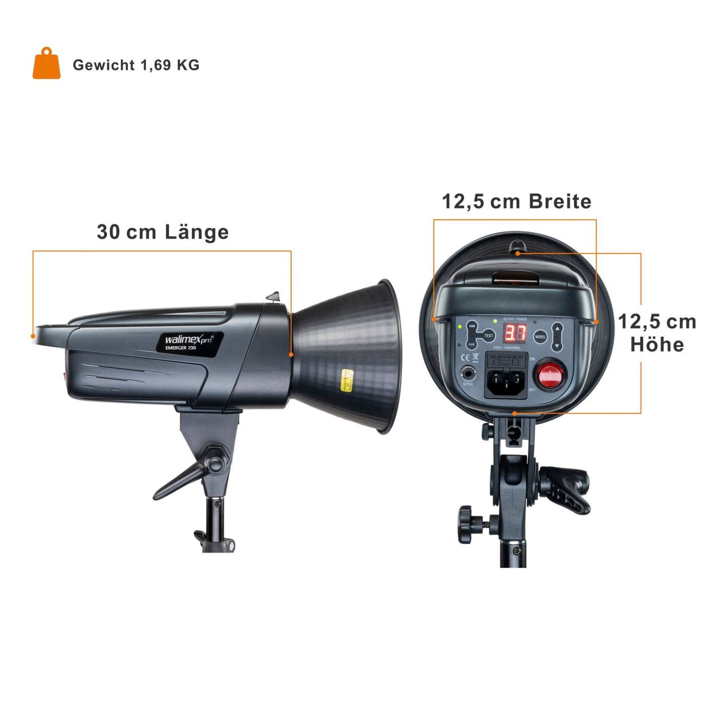 walimex pro Emerger 200 Set Double