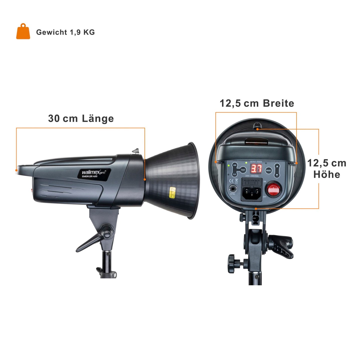 walimex pro Emerger 400 Set Single