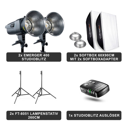 walimex pro Emerger 400 Set Double