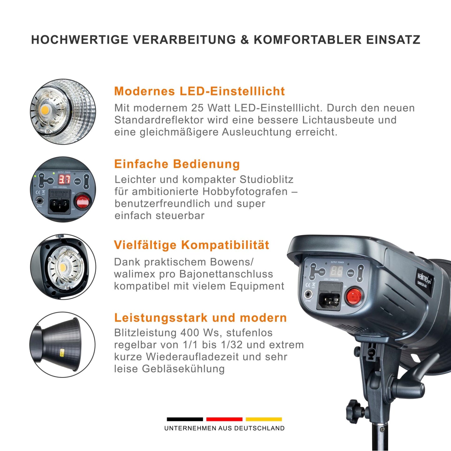 walimex pro Emerger 400 Set Double
