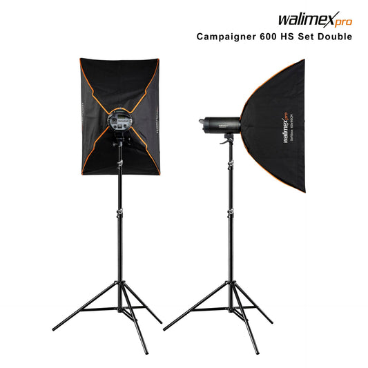 walimex pro Campaigner 600 HS Set Double