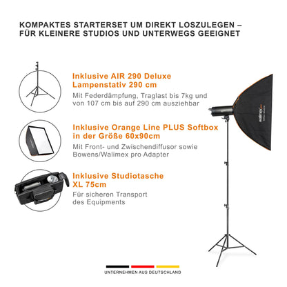 walimex pro Stager 400 HSS Set Single