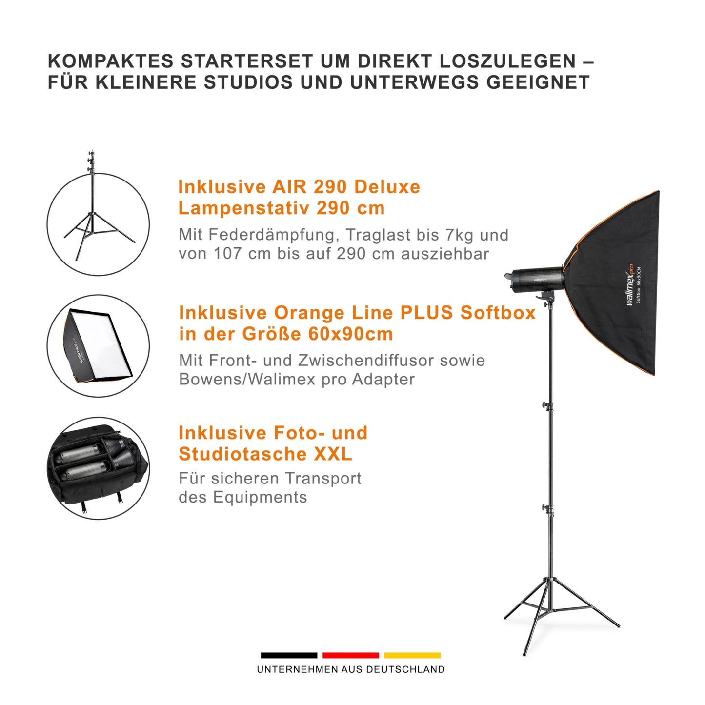 walimex pro Stager 400 HSS Set Double