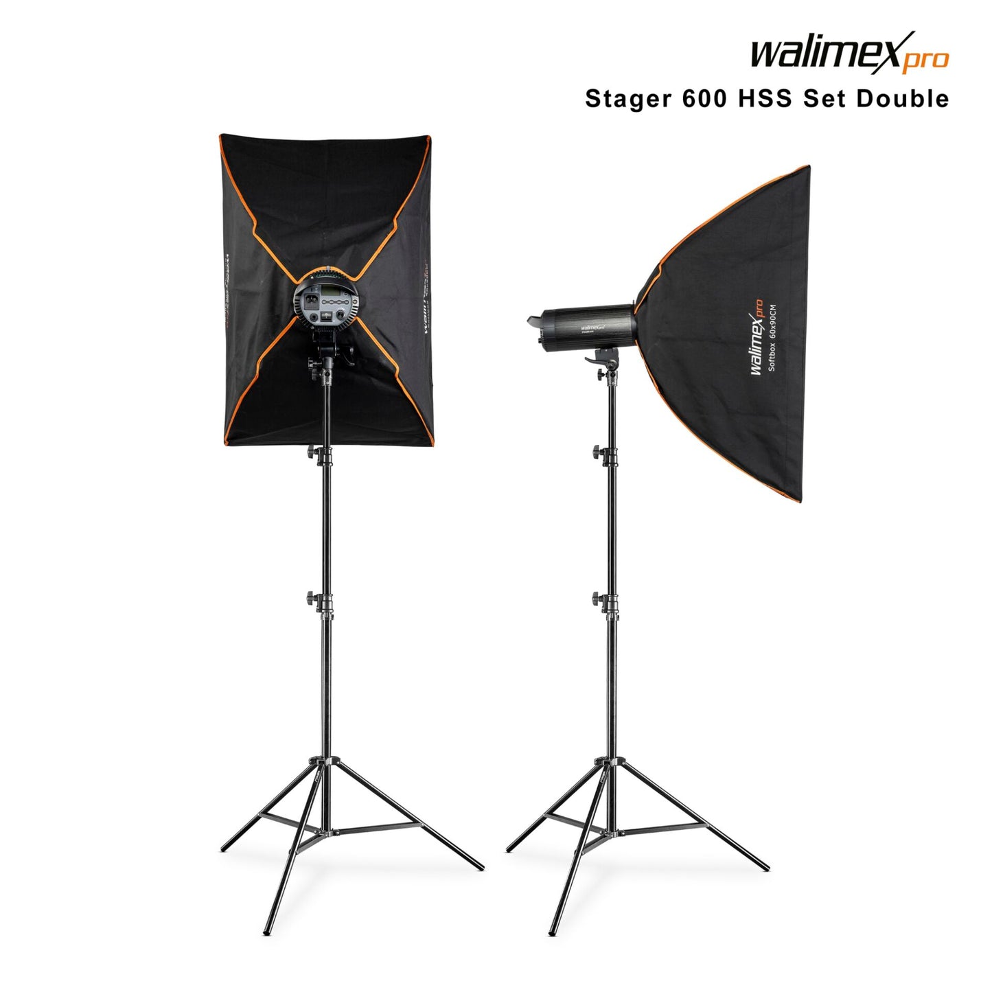 walimex pro Stager 600 HSS Set Double