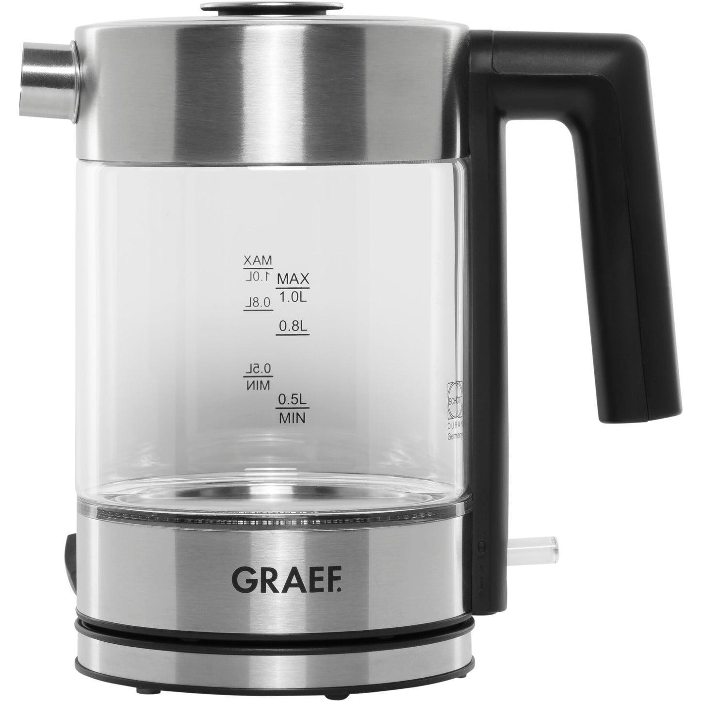 Graef WK 300 Water Kettle transparent/steel