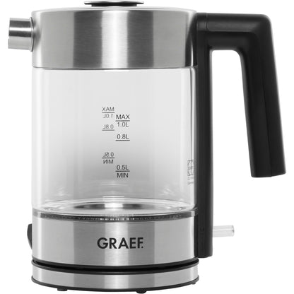 Graef WK 300 Water Kettle transparent/steel