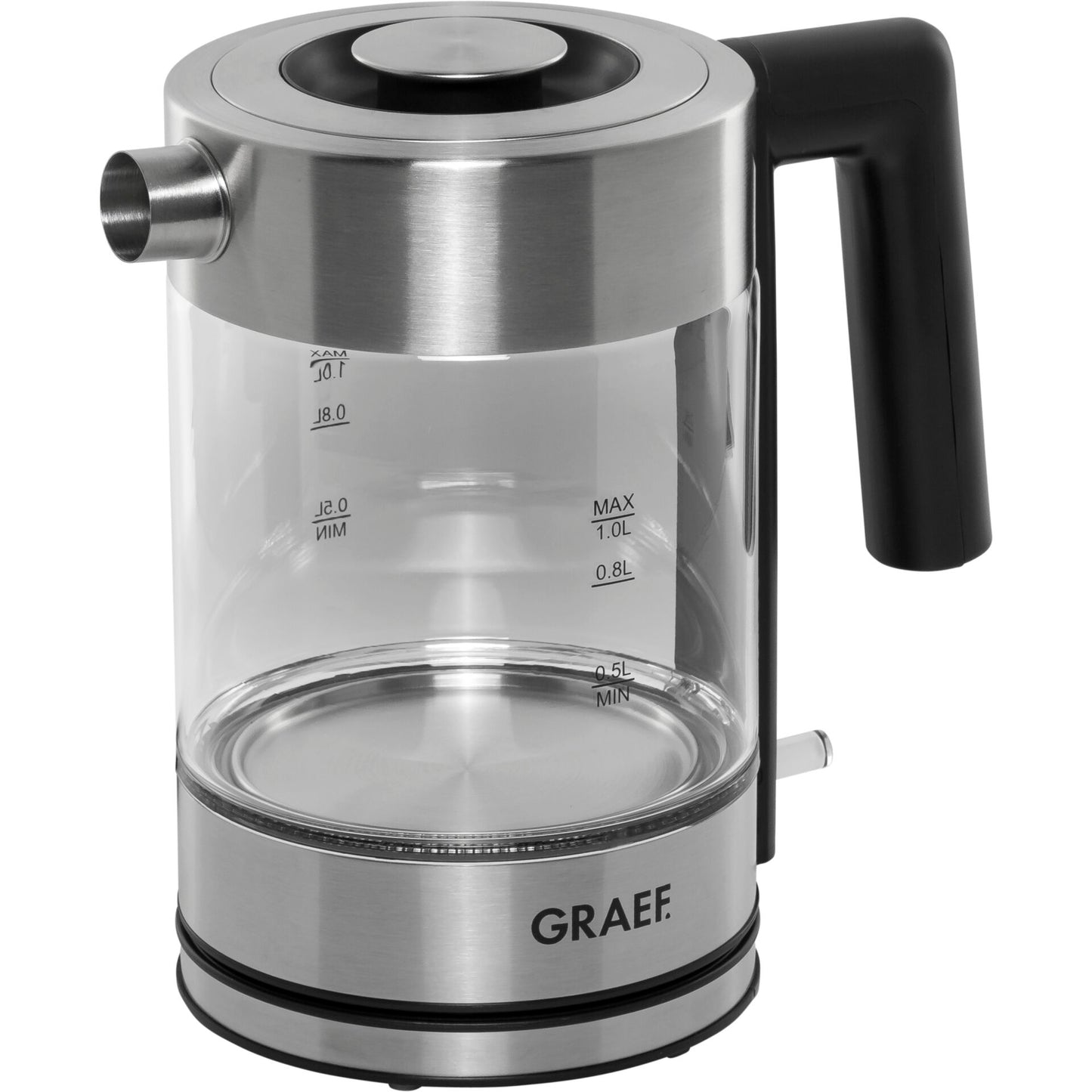 Graef WK 300 Water Kettle transparent/steel