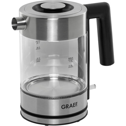 Graef WK 300 Water Kettle transparent/steel