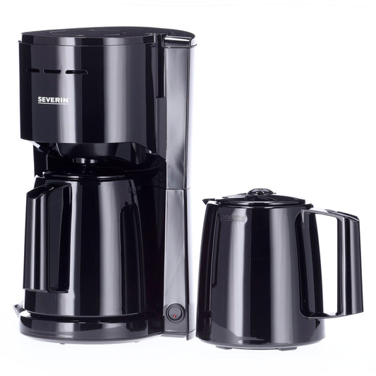 Severin KA 9307 black Filter Coffee Maker with 2 Pots