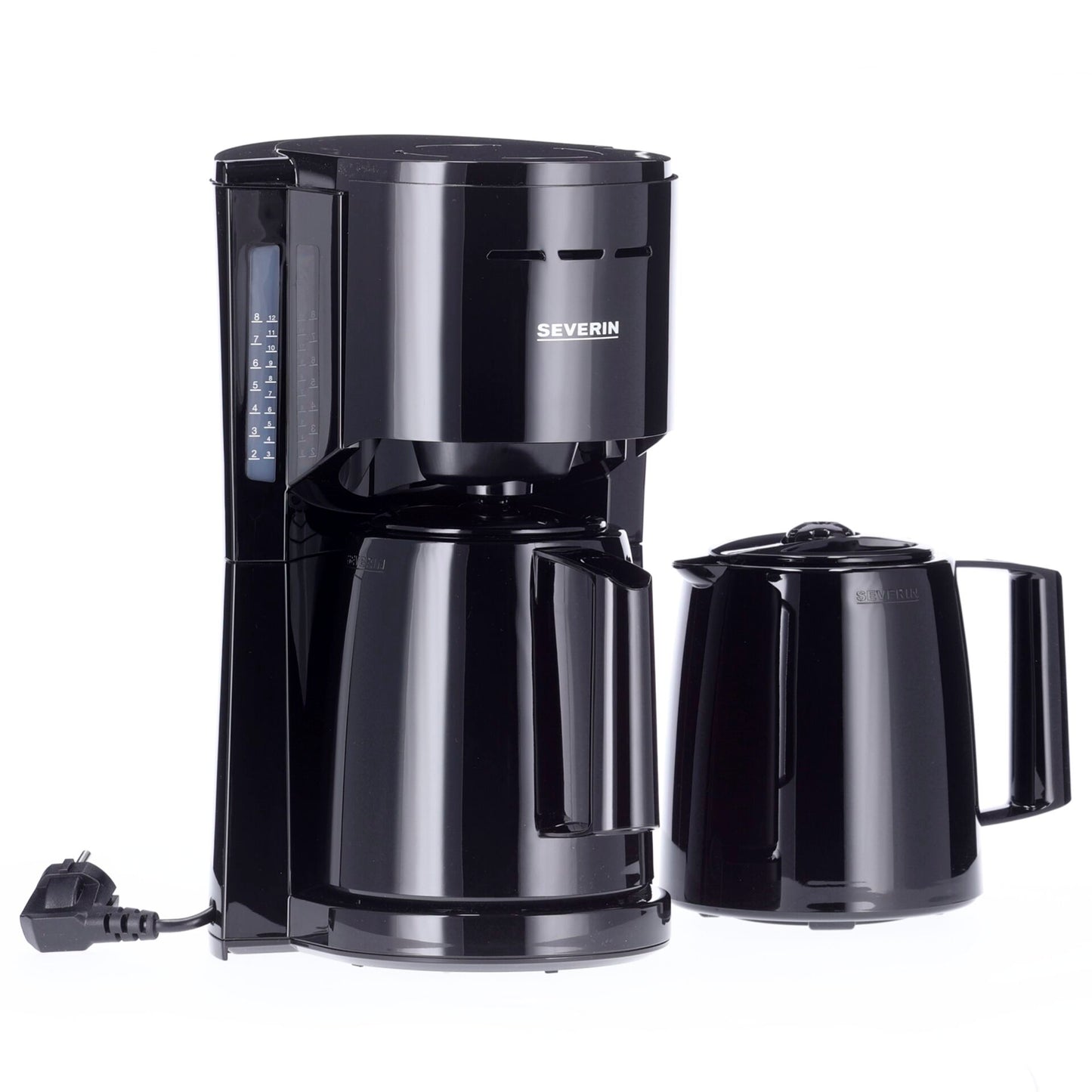 Severin KA 9307 black Filter Coffee Maker with 2 Pots